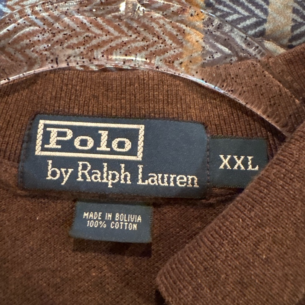 Polo by Ralph Lauren Men's Nutmeg Brown Polo Shirt men’s XXL - Picture 4 of 9